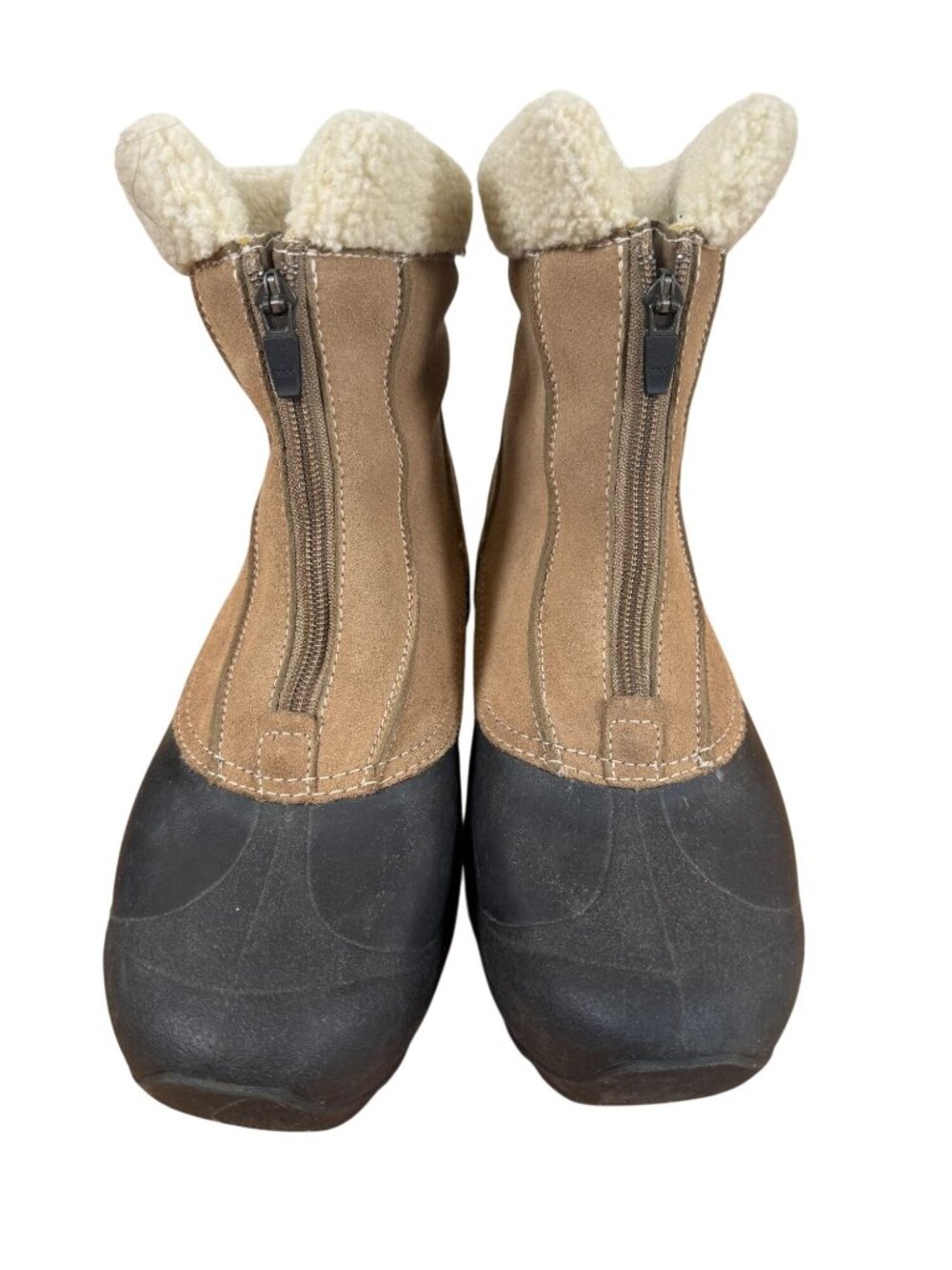 Sorel Womens Crestwynd Tan Winter Boots Thinsulate Insulation Size 9 USA Leather